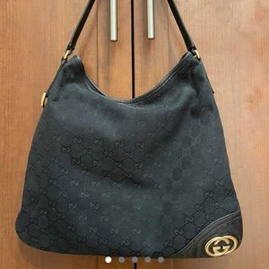 Gucci Monogram Hobo Bag